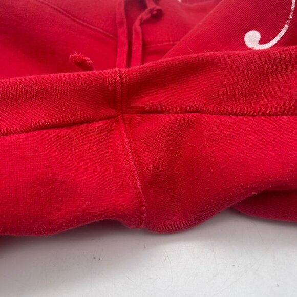 Y2K American Eagle Sweatpants Womens XL Red Wide Leg Low Rise Drawstring X - Picture 11 of 12